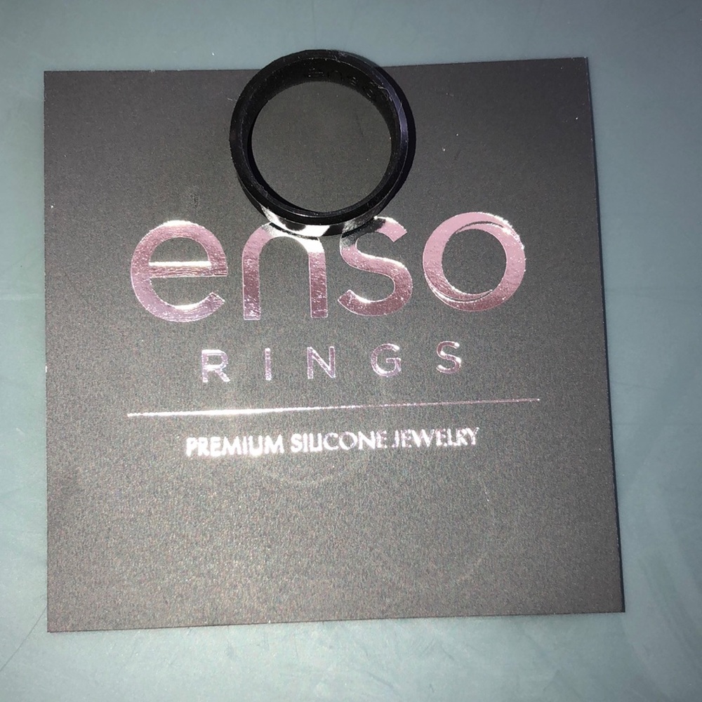 Bevel Enso Silicon Ring